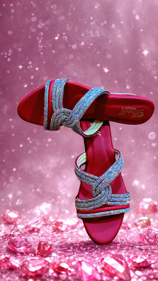 Girl High Heel Pink Slipper Soft jell Sol New Stylish Woman High Heel Slipper Sandal 2025